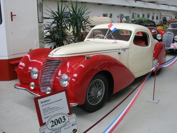 Delahaye 135 MS Coupe Pourtout Aerodynamic